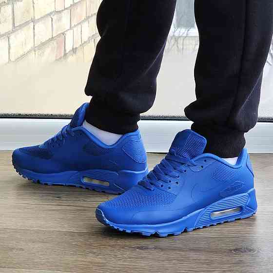 Кроссовки Nike 90 Синие Мужские Найк с Амортизацией (размеры: 40) Днепр