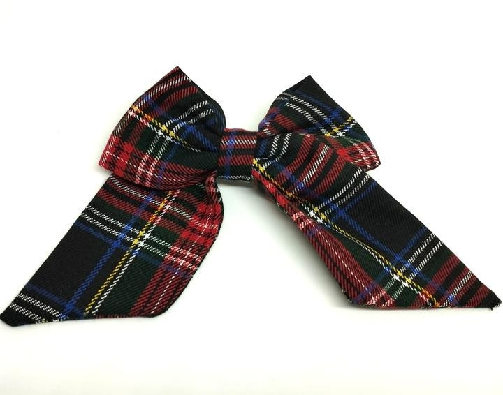 Заколка женска бант шотландская клетка Киев - изображение 1