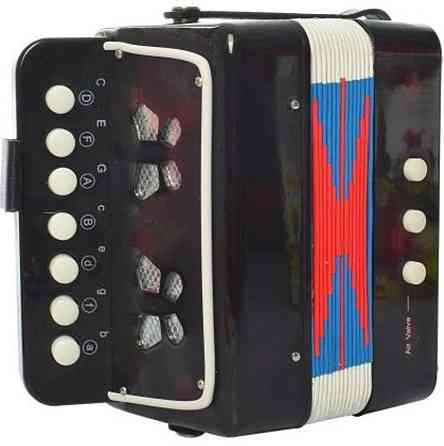 Гармоника Игрушечная Детская как настоящая 20 см, Играет от движения меха Харьков