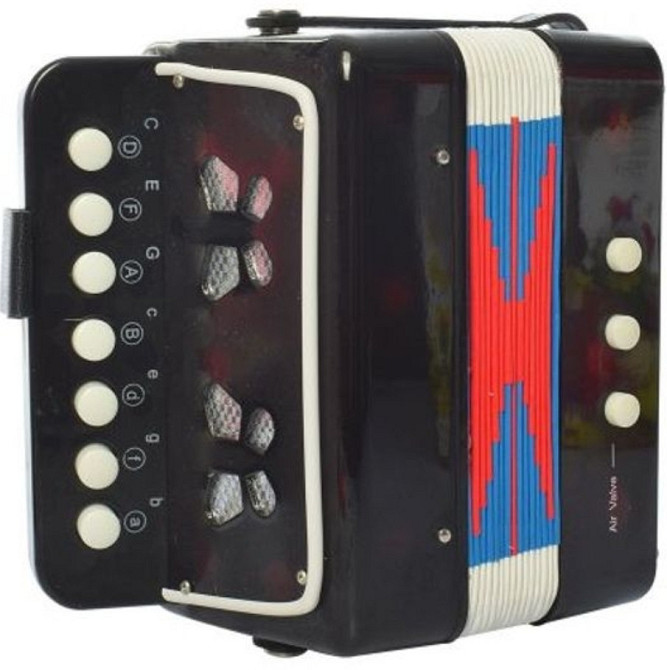 Гармоника Игрушечная Детская как настоящая 20 см, Играет от движения меха Харьков - изображение 3