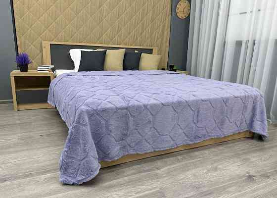 Плед-покривало Ромб 200х230 см (+-5см) Світло-лавандовий (87-257) Київ