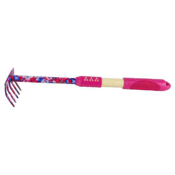 Граблі 5-ти зуби (pink) (TPR) FLORA (5043154) Київ