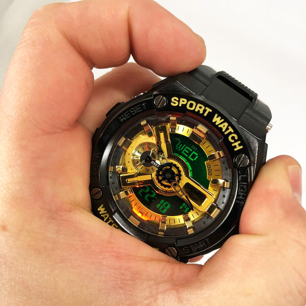 Водонепроникні годинники для риболовлі SKMEI, Спортивні чоловічі годинники зручні PQ-82 Івано-Франківськ - фото 1