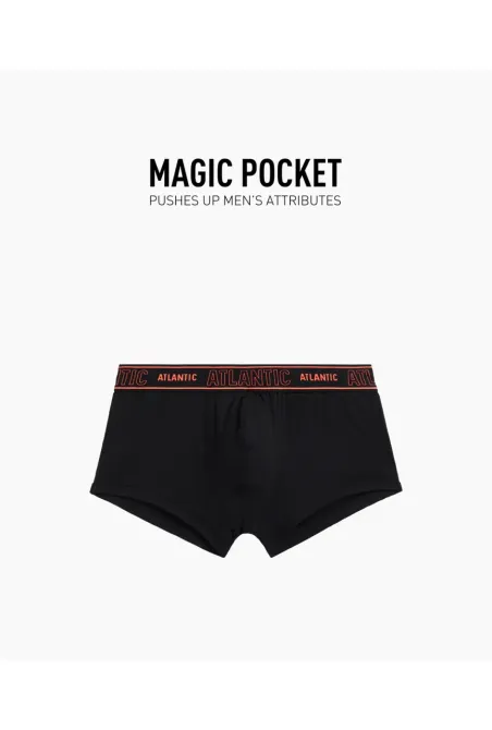 Чоловічі боксери Atlantic Magic pocket MH-1191 Чорний, S Київ - фото 4