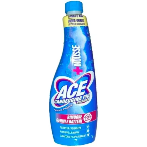 Універсальний засіб Ace MOUSSE CANDEGGINA FRESCO PROFUMO з ефектом вибілювання, запаска, 700 мл Львів