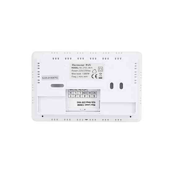 Тижневий програмований термостат Thermo Alliance ТА-2701WiFi сенсорний з Wi-Fi Київ