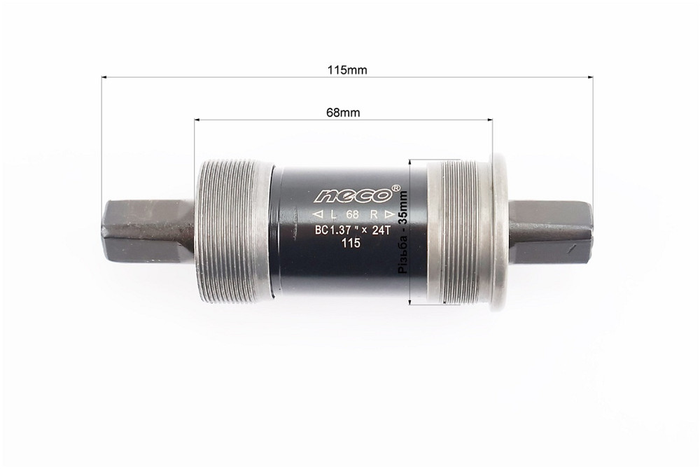 Картридж-каретка "квадрат" MTB 68х115мм Київ - фото 2