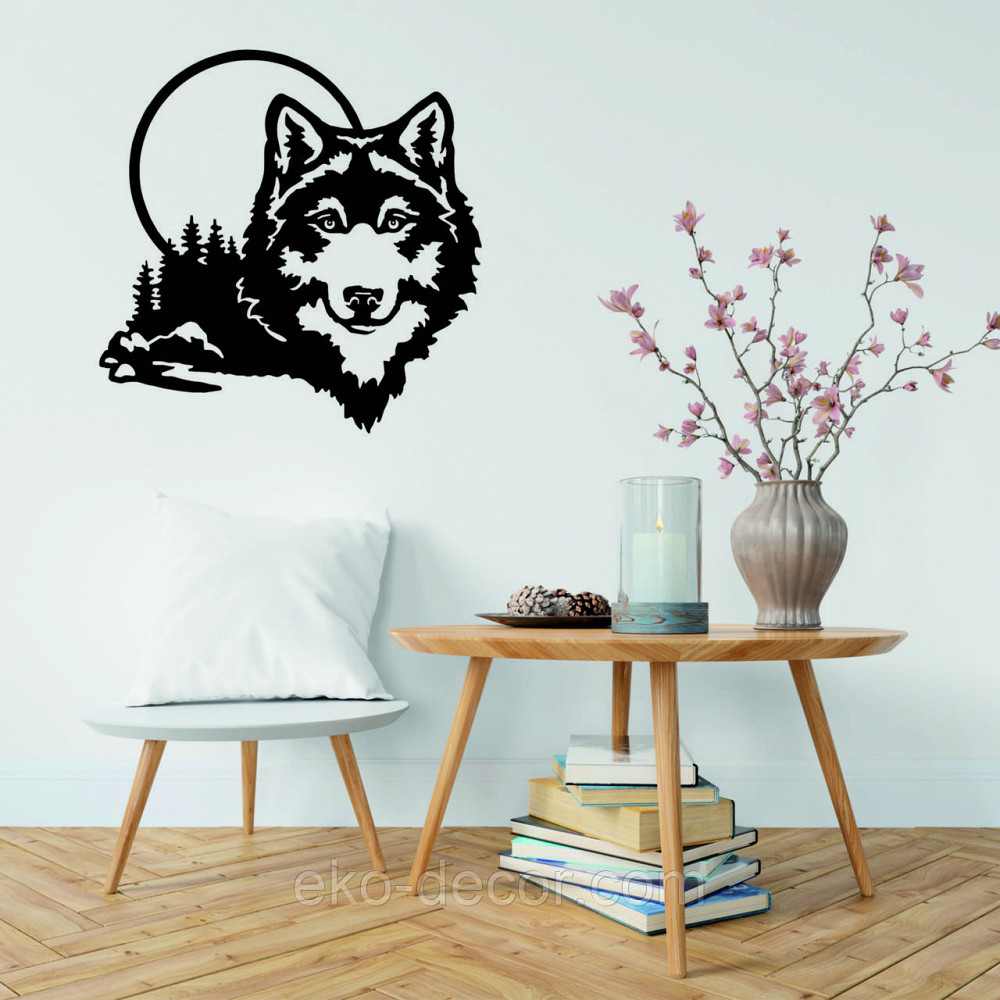 Декоративное настенное Панно «Волк», Декор на стену Киев - изображение 10