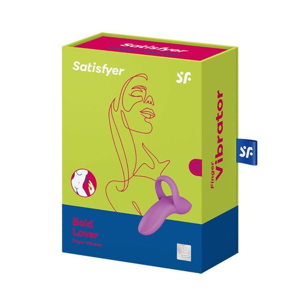 Вибратор на палец Satisfyer Bold Lover Dark Pink, гибкий Sex Aura Киев - изображение 4
