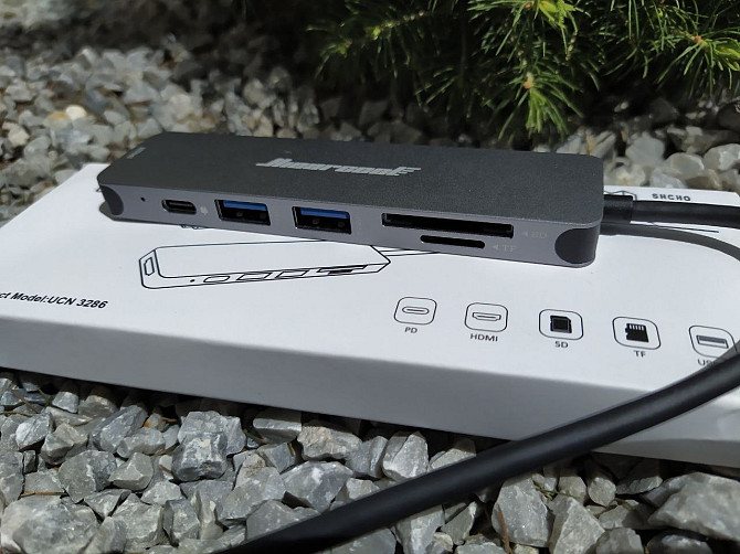 Концентратор картридер Hiearcool UCN 3286 USB Type C HUB Луцк - изображение 1