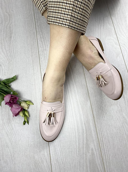 Kadar Туфлі жіночі KADAR 00-0868003 пудра (весна-осінь, шкіра натуральна) (3202) Коломыя - изображение 4