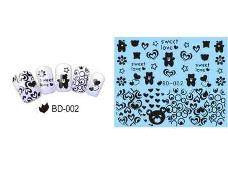 Наклейки для нігтів BD-002 Київ