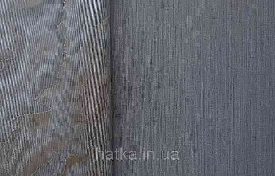 Шпалери вінілові на флізеліні Marburg Lava метрові однотонні тонка смужка чорні Київ