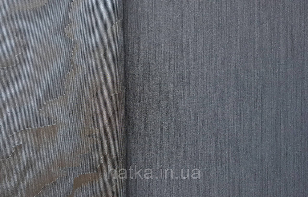 Обои виниловые на флизелине Marburg Lava метровые однотонные тонкая полоска черные Киев - изображение 3