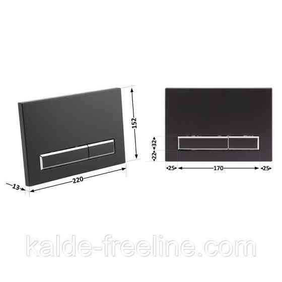 Панель змиву для унітаза Qtap Nest QT0111M08V1091MB Харьков