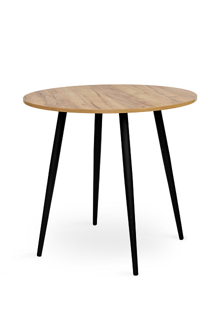 Стіл Слот D-80, крафт золотий /чорні ноги Киев - изображение 1