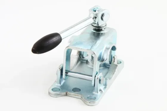 Хомут опорного колеса прицепа с чугунным основанием 250кг Winterhoff складная ручка Винница