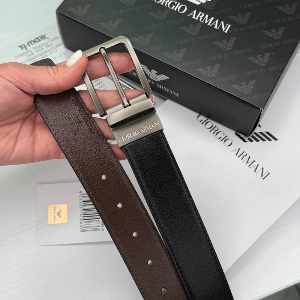 Подарочный набор ремень и кошелек Armani (305) Киев - изображение 8