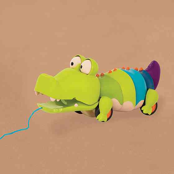 Іграшка-Каталка На Мотузочку - Крокодил Клац-Клаус Дніпро