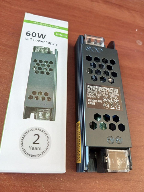 Блок живлення для LED 12V - 5 А - 60W IP20 МТК Полтава - изображение 1
