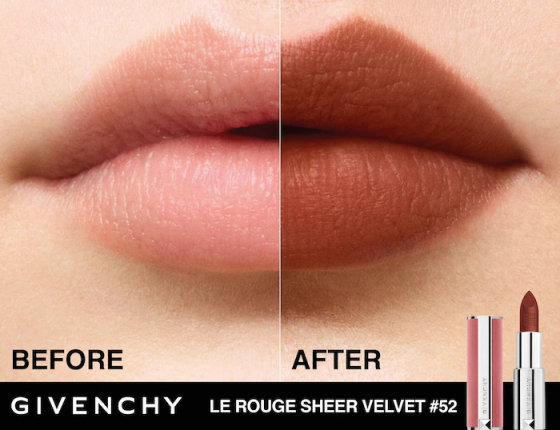 Помада для губ Givenchy (Живанши) Le Rouge Sheer Velvet 52 Brun Épicé - Deep Red-Based Brown Слов'янськ