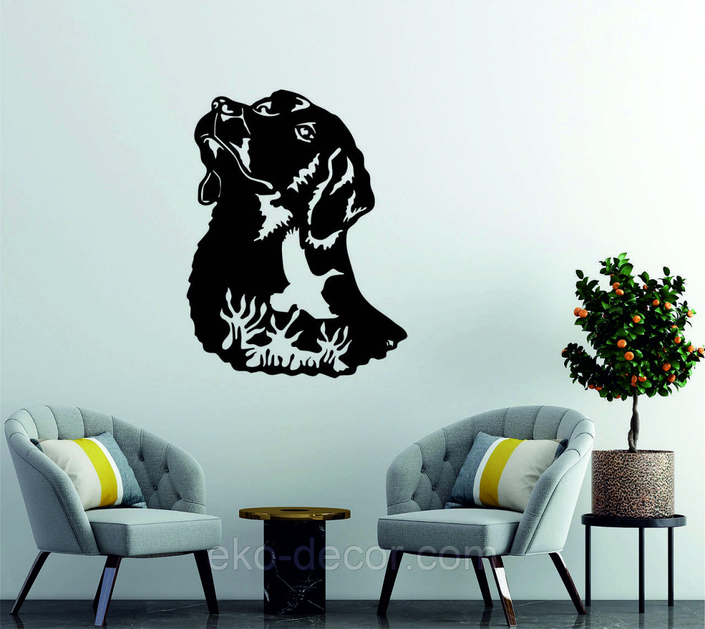 Декоративное настенное 3D Панно «Охота» Декор на стену с объемом 70*53 см, Черный Киев - изображение 2