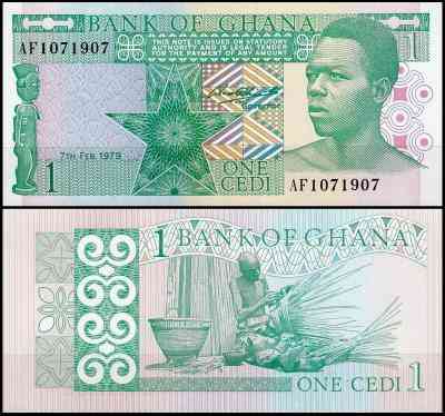 Гана / Ghana 1 Cedi 1979 Pick 17а UNC Полтава