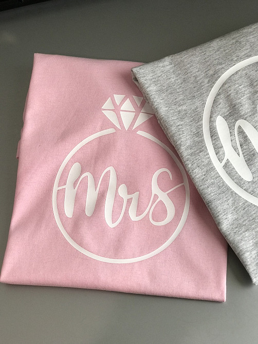 Парные футболки для парня и девушки из 100 % Хлопка . MR\MRS Черновцы - изображение 4