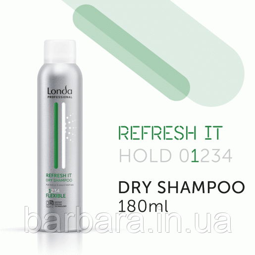 Сухий шампунь Refresh It Dry Shampoo, 180 ml Londa Professional Київ