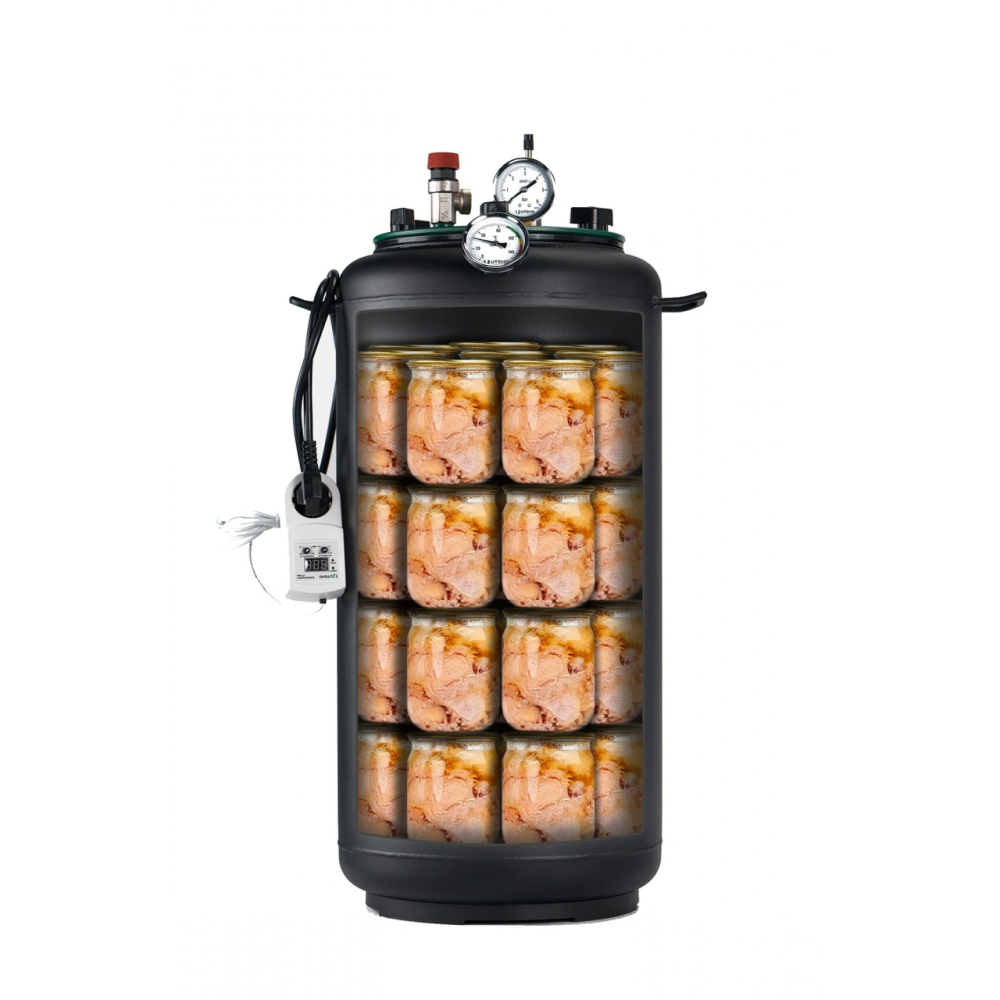 Автоклав бытовой УТех-32 electro, универсальный на 32 банки, электрический стальной домашний Киев - изображение 2