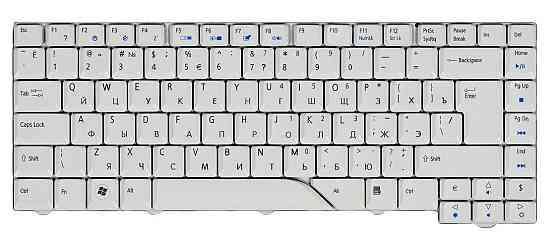 Клавиатура для ноутбука Acer Aspire (5520) White RU Вінниця