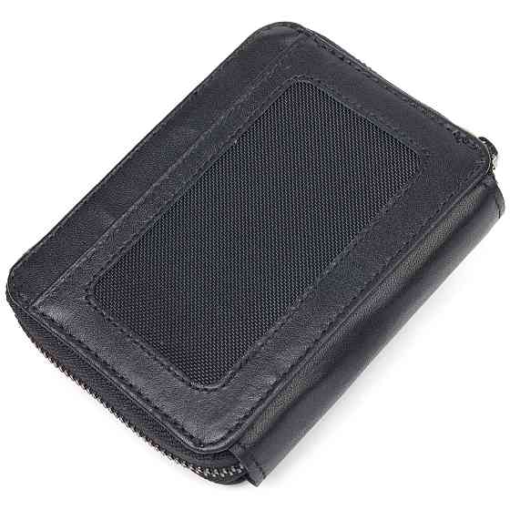 Красивое портмоне из натуральной галдкой кожи CANPELLINI 21492 Черное Киев