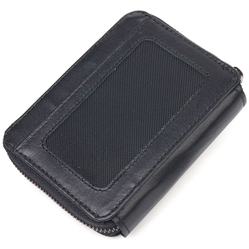 Красивое портмоне из натуральной галдкой кожи CANPELLINI 21492 Черное Киев - изображение 2