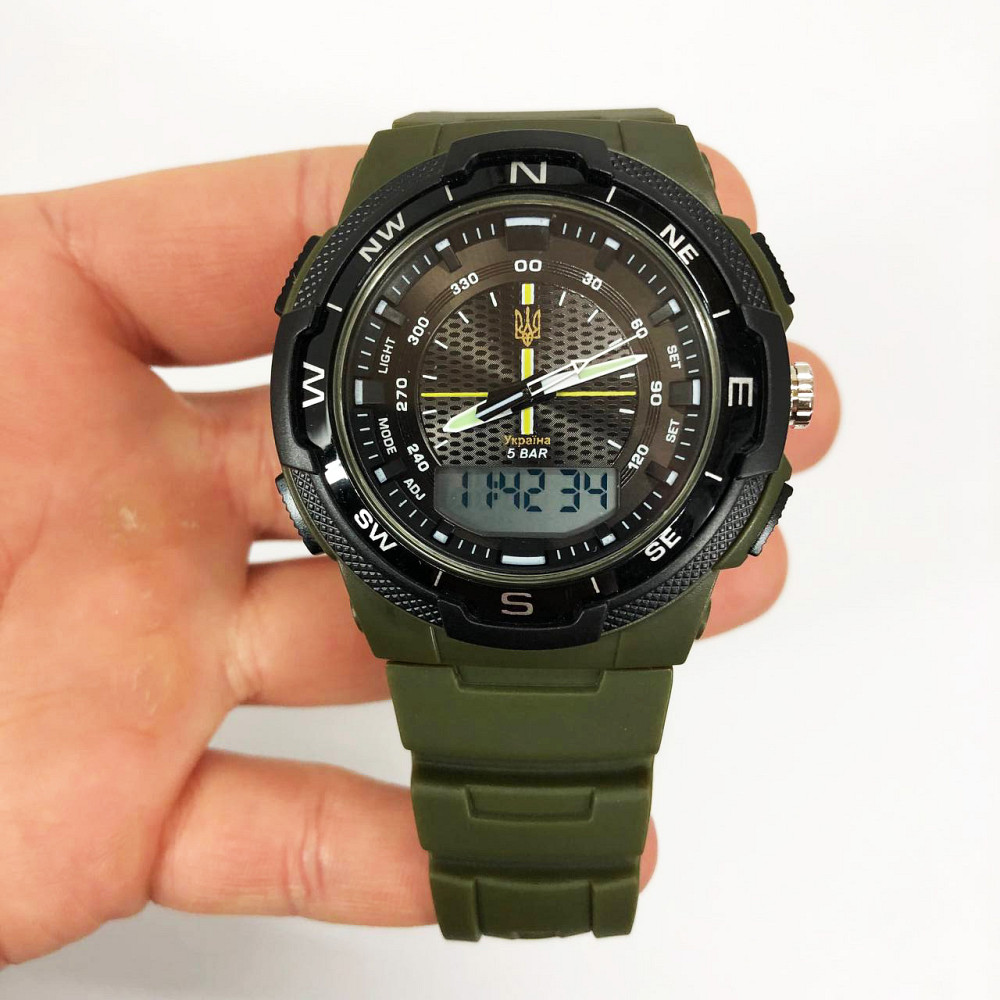 Спортивні міцні годинники SKMEI 4541/1454AG, Спортивні годинники з секундоміром для походів XB-50 Львів - фото 3