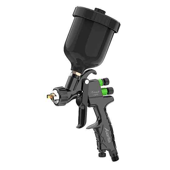 Пістолет фарбувальний пневматичний HVLP верх.пласт.бачок 250мл, форсунка-1,0мм  AUARITA LION-B-LIGHT-1.0 Одеса