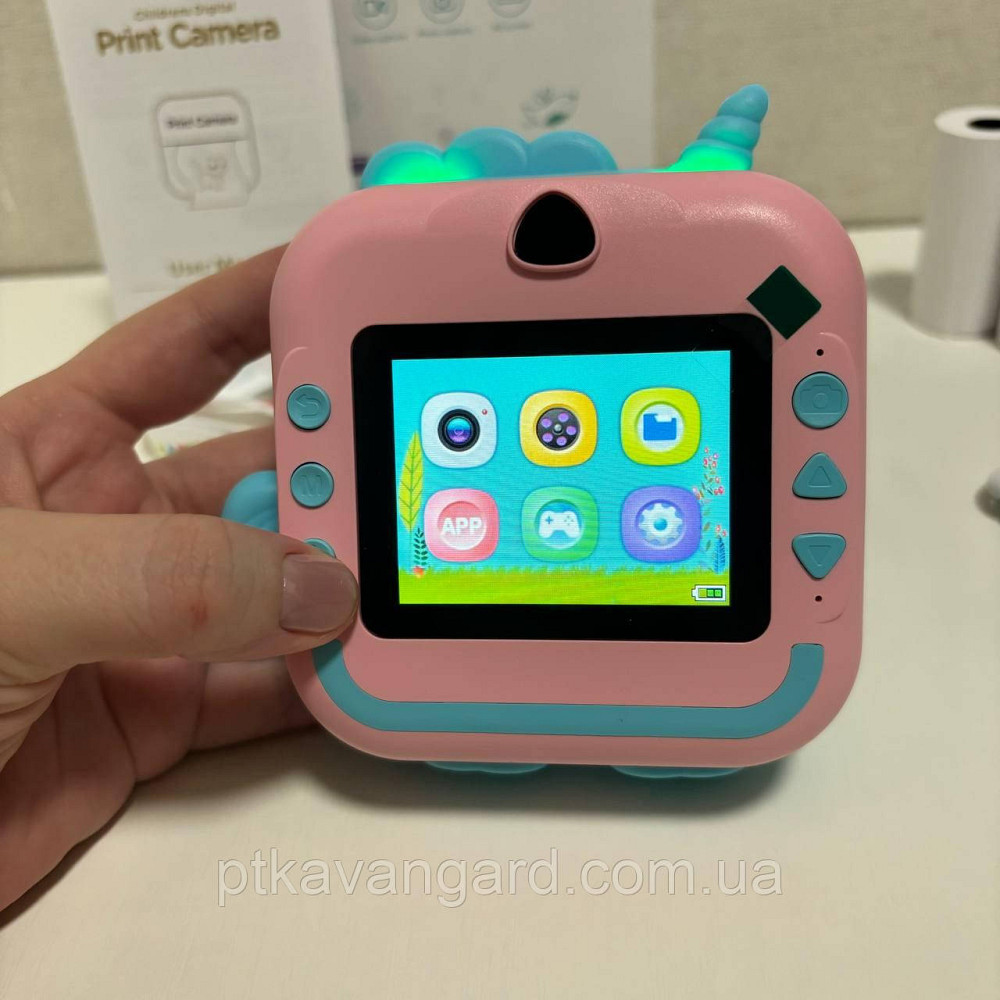 Фотоаппарат-принтер детский с мгновенной печатью 