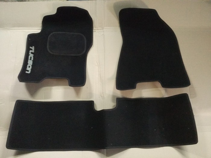 Коврики текстильные в салон и багажник Hyundai Tucson 2004- чорні Винница - изображение 2