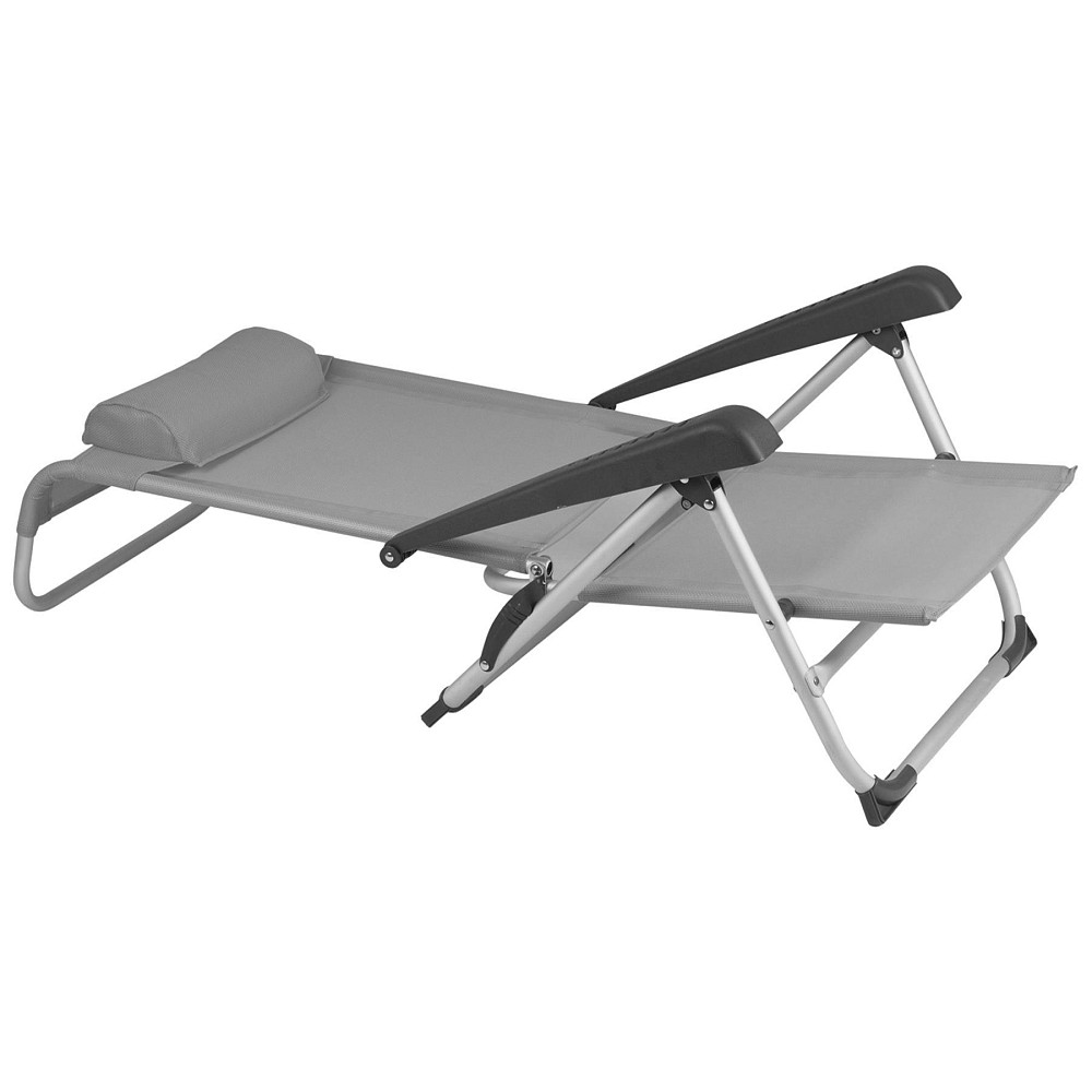 Кресло раскладное Bo-Camp Saint-Tropez Grey (1204796) Винница - изображение 6