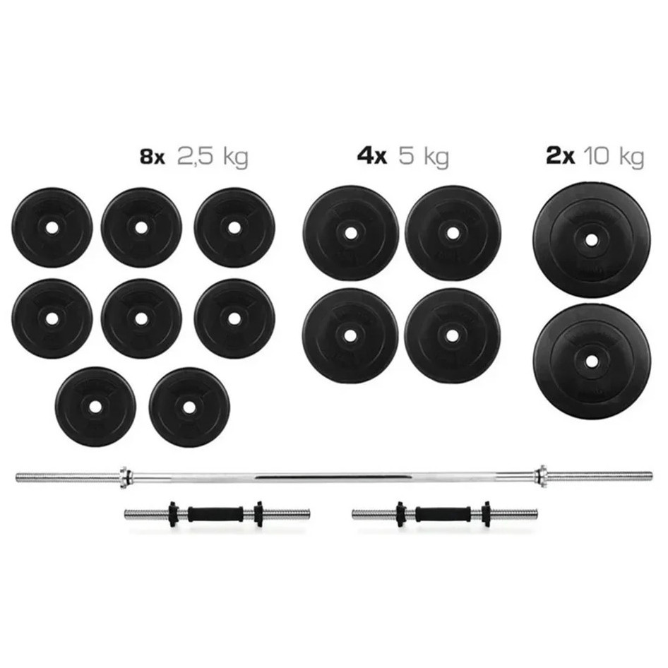 Скамья для жима 7F L310 + Штанга 70 кг + Гантели 2*21 кг комплект набор для силовых тренировок Киев - изображение 4