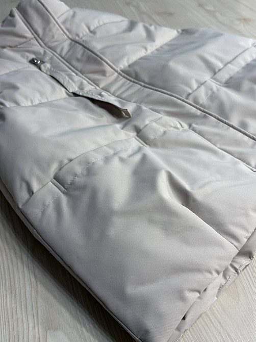 Жилет женский JOY ONE 86336 удлиненный светло-бежевый, світло-бежевый, XL Киев - изображение 18