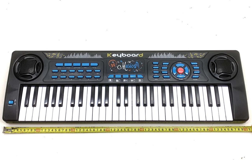 Синтезатор-піаніно Limo Toy дитячий з мікрофоном та USB 54 клавіші Чорний (M 5499) Чернігів - фото 5