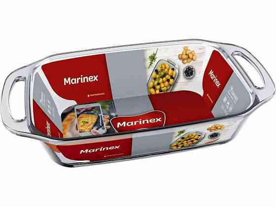 Форма д/запікання скл. прямокут. з руч. 3,5л 6539 ТМ MARINEX Київ