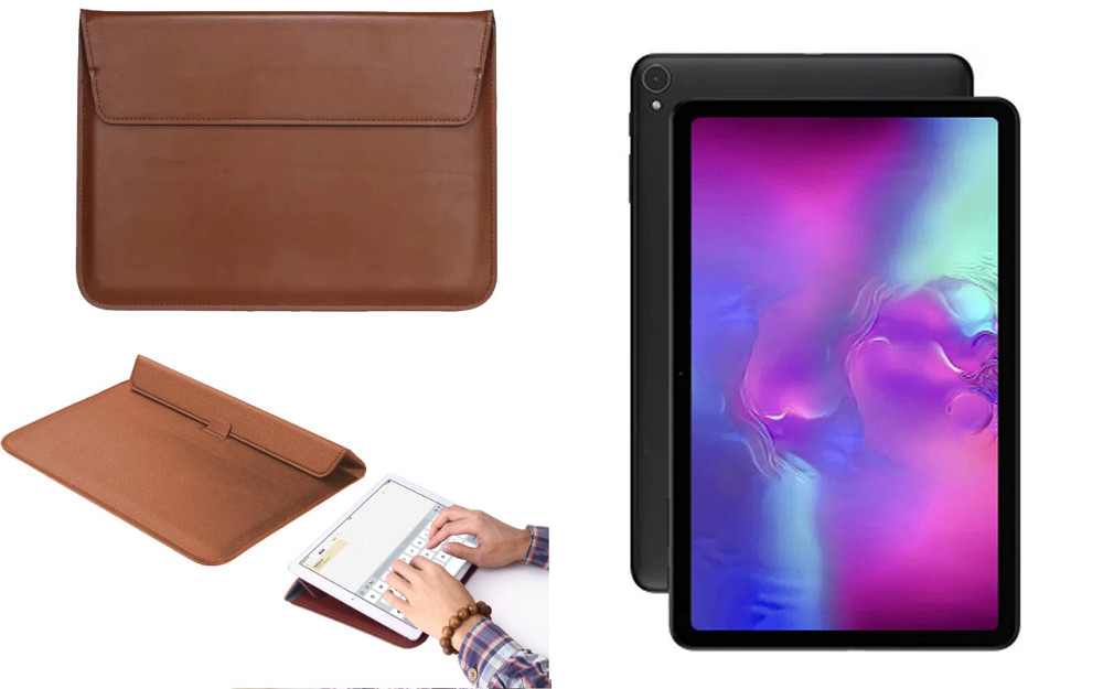 Чехол-конверт VitoCase для ALLDOCUBE iPlay 40, iPlay 40 PRO, с функцией подставки для планшета Коричневый Киев - изображение 1
