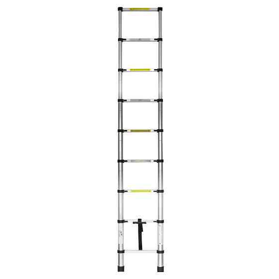 Драбина телескопічна 9 щаблів 2.6м FLORA (5033594) Київ