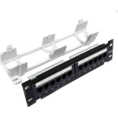 Патч-панель настенная 12 портов 5e UTP Eserver (WT-2180-Dual) Винница