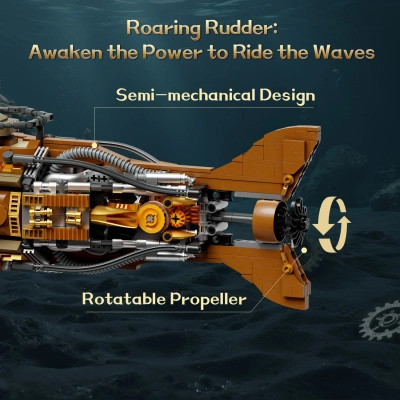 Конструктор Pantasy Steampunk- Наутілус (85029) Вінниця - фото 5