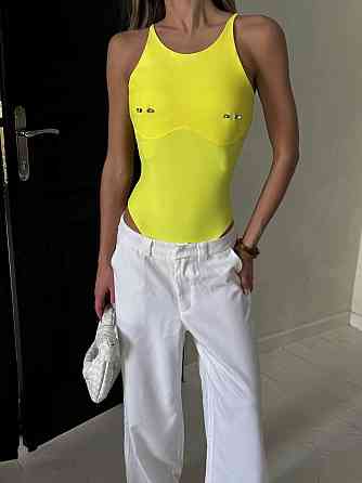 Женское боди, безрукавка, с пирсингом Одесса