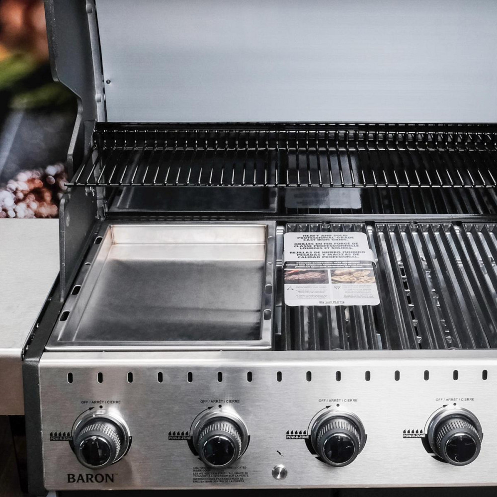 Вок-деко для гриля  SANTOS, вставка для грилів Broil King Baron, нержавіюче 900075 Код: 010984 Рівне - фото 4