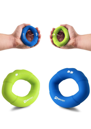 Еспандер силіконовий овальний 18,1кг Hop-Sport HS-S018OG синій Київ