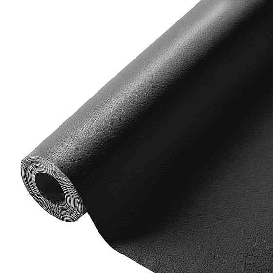 Самоклеюча чорна екошкіра в рулоні Київ